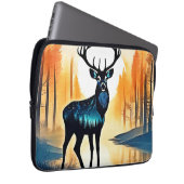 Mystischer Waldhirsch Laptopschutzhülle (Vorne Rechts)