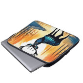 Mystischer Waldhirsch Laptopschutzhülle (Vorne Knopf)