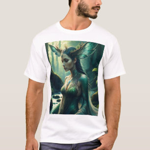 Mystischer Waldhüter – Verzaubertes Stromlicht T-Shirt