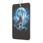Mystischer Wolf heult Autolufterfrischer (Links)