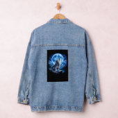 Mystischer Wolf heult Jeansjacke (Hangar)