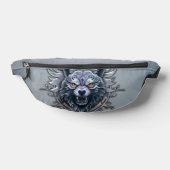 Mystischer Wolf Kopf. Bauchtasche (Ablage )