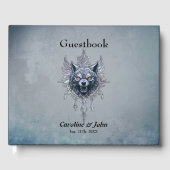 Mystischer Wolf Kopf. Gästebuch (Vorderseite)