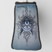 Mystischer Wolf Kopf. Golf Headcover (Rotieren 90)