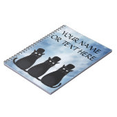 Mystisches, aber ausgesprochenes Katzen-Notebook Notizblock (Linke Seite)