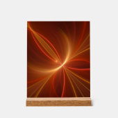 Mystisches Abstraktes Fraktal Kunst Moderne, warme Acrylschild (Vorderseite)