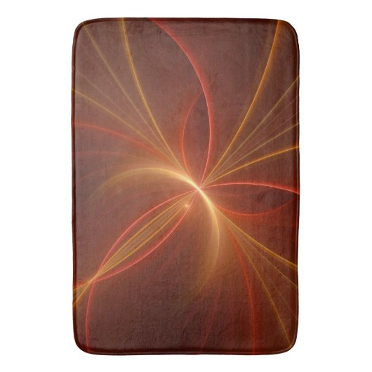 Mystisches Abstraktes Fraktal Kunst Moderne, warme Badematte (Vorderseite Vertikal)