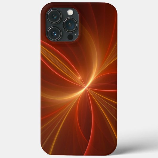 Mystisches Abstraktes Fraktal Kunst Moderne, warme Case-Mate iPhone Hülle (Rückseite)