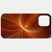 Mystisches Abstraktes Fraktal Kunst Moderne, warme Case-Mate iPhone Hülle (Rückseite (Horizontal))