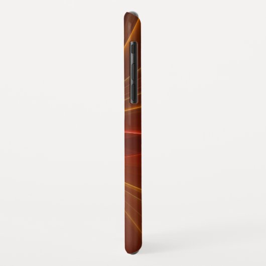 Mystisches Abstraktes Fraktal Kunst Moderne, warme Case-Mate iPhone Hülle (Hinten/Links)