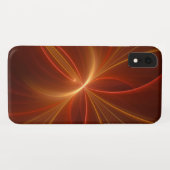 Mystisches Abstraktes Fraktal Kunst Moderne, warme Case-Mate iPhone Hülle (Rückseite (Horizontal))