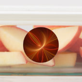 Mystisches Abstraktes Fraktal Kunst Moderne, warme Etiketten (Befestigt)