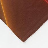 Mystisches Abstraktes Fraktal Kunst Moderne, warme Fleecedecke (Ecke)