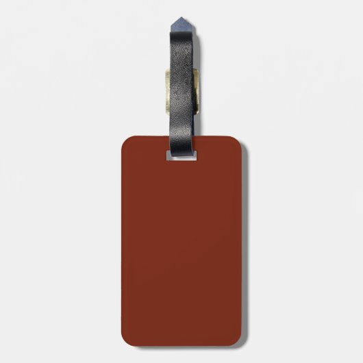 Mystisches Abstraktes Fraktal Kunst Moderne, warme Gepäckanhänger (Rückseite vertikal)