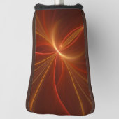 Mystisches Abstraktes Fraktal Kunst Moderne, warme Golf Headcover (Rotieren 90)