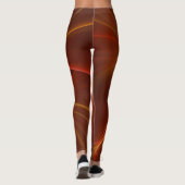 Mystisches Abstraktes Fraktal Kunst Moderne, warme Leggings (Rückseite)