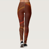 Mystisches Abstraktes Fraktal Kunst Moderne, warme Leggings (Rückseite)