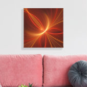 Mystisches Abstraktes Fraktal Kunst Moderne, warme Leinwanddruck (Insitu (Wohnzimmer))