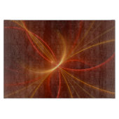 Mystisches Abstraktes Fraktal Kunst Moderne, warme Schneidebrett (Vorderseite)