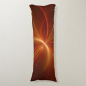 Mystisches Abstraktes Fraktal Kunst Moderne, warme Seitenschläferkissen (Vorderseite Vertikal)
