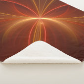 Mystisches Abstraktes Fraktal Kunst Moderne, warme Sherpadecke (3/4)