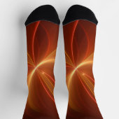 Mystisches Abstraktes Fraktal Kunst Moderne, warme Socken (Oben)