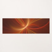 Mystisches Abstraktes Fraktal Kunst Moderne, warme Yogamatte (Rückseite (Horizontal))