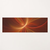 Mystisches Abstraktes Fraktal Kunst Moderne, warme Yogamatte (Vorderseite (Horizontal))