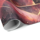 Mystisches Amethyst-Hexen-Celestiales Muster Geschenkpapier (Rolleneckpunkt)