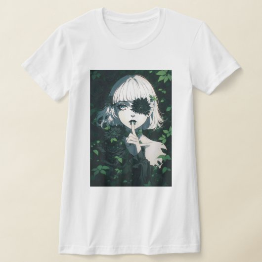 Mystisches Anime-Mädchen T-Shirt (Ablage )