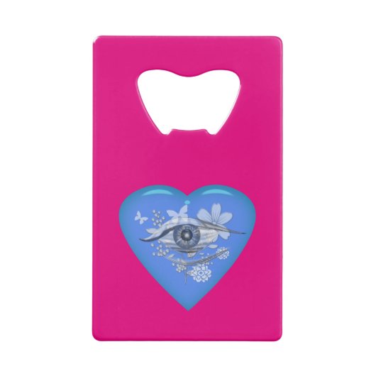 Mystisches Augapherz Geldbeutel Flaschenöffner (Vorderseite)