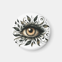 Mystisches Auge Magnet | Surrealer Kunstkühlschran