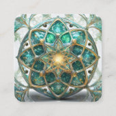 Mystisches Bild Quadratische Visitenkarte (Vorderseite)