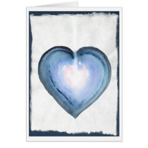 Mystisches blaues Herz