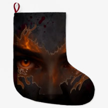 Mystisches brennendes Auge Dark Fantasy Gothic Wei