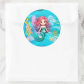 Mystisches Design Runder Aufkleber (Tasche)