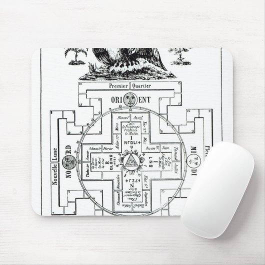 Mystisches Diagramm von Solomons Mousepad (Mit Mouse)
