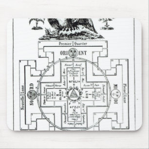 Mystisches Diagramm von Solomons Mousepad