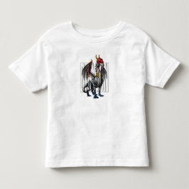 Mystisches Drachen-Fantasy-Kreatur-Design Kleinkind T-shirt