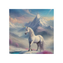 Mystisches Einhorn in einem magischen Fantasiereic