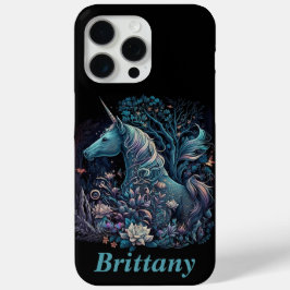 Mystisches Einhorn mit Individuelle Name Case-Mate iPhone Hülle