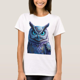Mystisches Fantasy-Eulen-T-Shirt | Spirituelles Ma T-Shirt