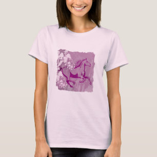 Mystisches Garten-Pferd (lt Purple) T-Shirt