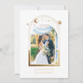 Mystisches Glück für immer nach Hochzeit Einladung (Vorderseite)