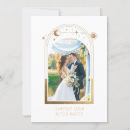 Mystisches Glück für immer nach Hochzeit Einladung