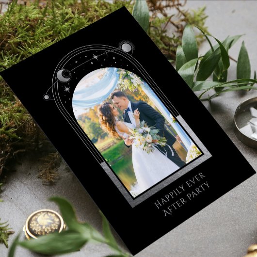 Mystisches Glück für immer nach Hochzeit Einladung