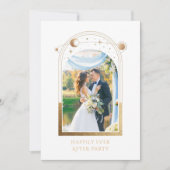 Mystisches Glück für immer nach Hochzeit Einladung (Vorderseite)