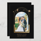 Mystisches Glück für immer nach Hochzeit Einladung (Vorne/Hinten)