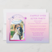 Mystisches Glück für immer nach Hochzeit Einladung (Vorderseite)