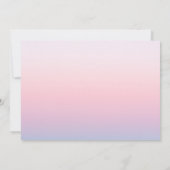 Mystisches Glück für immer nach Hochzeit Einladung (Rückseite)